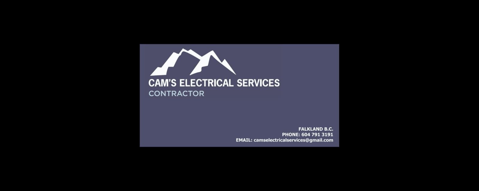 Cams Electrical Services Falkland BC